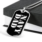 Navy Dad v3 - Luxury Dog Tag Necklace