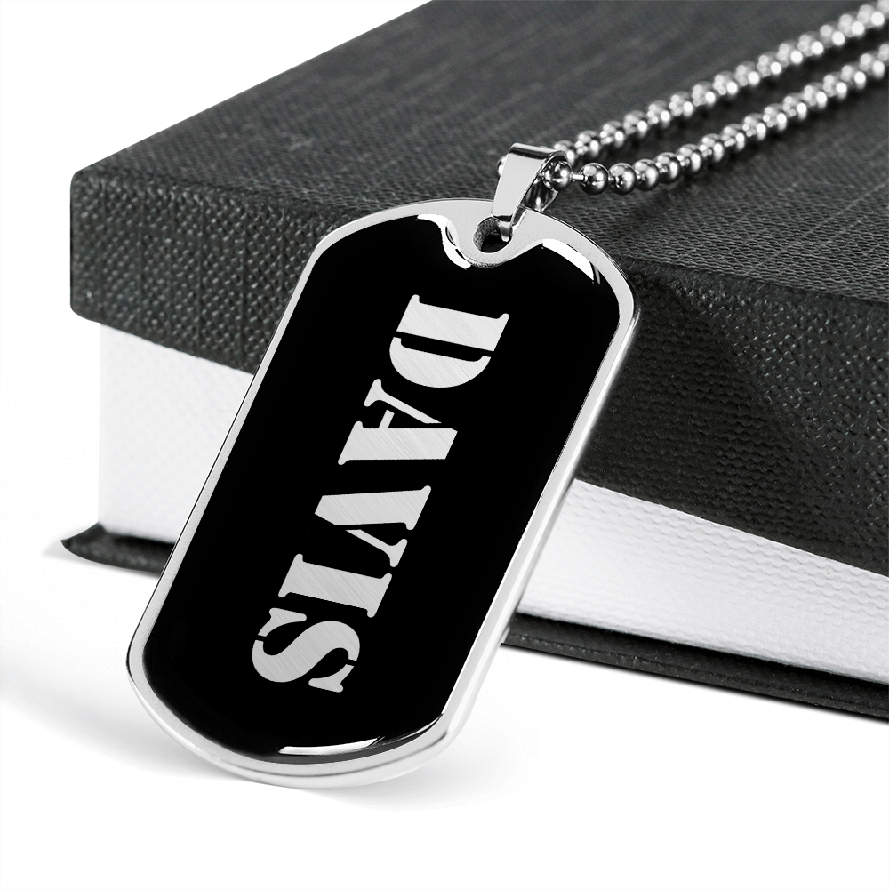 Davis v2 - Luxury Dog Tag Necklace