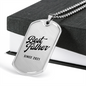Best Father Since 2021 - Luxury Dog Tag Necklace