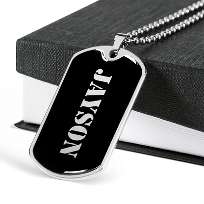Jayson v2 - Luxury Dog Tag Necklace