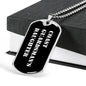 Coast Guardsman's Daughter v3 - Luxury Dog Tag Necklace