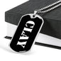 Clay v2 - Luxury Dog Tag Necklace