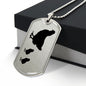 Mama Chicken With 2 Chicks - Luxury Dog Tag Necklace