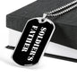 Soldier's Father v3 - Luxury Dog Tag Necklace