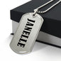 Janelle v01 - Luxury Dog Tag Necklace