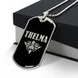 Thelma v02a - Luxury Dog Tag Necklace