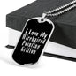 Love My Wirehaired Pointing Griffon v2 - Luxury Dog Tag Necklace