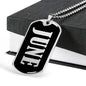 June v01s - Luxury Dog Tag Necklace