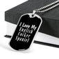 Love My English Cocker Spaniel v2 - Luxury Dog Tag Necklace