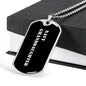 Navy Granddaughter v3 - Luxury Dog Tag Necklace