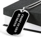Coast Guard Husband v2 - Luxury Dog Tag Necklace