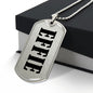 Effie v01 - Luxury Dog Tag Necklace