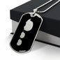 Mama Hedgehog With 2 Hoglets v2 - Luxury Dog Tag Necklace