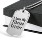 Love My Tibetan Terrier - Luxury Dog Tag Necklace