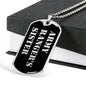 Army Ranger's Sister v2 - Luxury Dog Tag Necklace