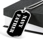 Navy Father v3 - Luxury Dog Tag Necklace