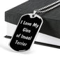 Love My Glen of Imaal Terrier v5 - Luxury Dog Tag Necklace