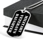 Military Veteran's Daughter v3 - Luxury Dog Tag Necklace
