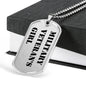 Military Veteran's Girl - Luxury Dog Tag Necklace
