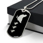 Mama Chicken With 3 Chicks v2 - Luxury Dog Tag Necklace