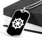 Dharma Wheel v2 - Luxury Dog Tag Necklace