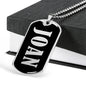 Joan v01s - Luxury Dog Tag Necklace