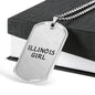 Illinois Girl - Luxury Dog Tag Necklace