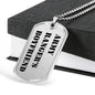 Army Ranger's Boyfriend - Luxury Dog Tag Necklace