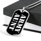 Army Aunt v3 - Luxury Dog Tag Necklace
