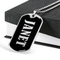 Janet v01s - Luxury Dog Tag Necklace