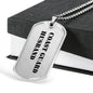Coast Guard Husband - Luxury Dog Tag Necklace