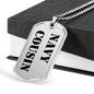 Navy Cousin - Luxury Dog Tag Necklace