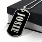 Josie v02 - Luxury Dog Tag Necklace