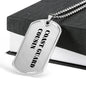Coast Guard Cousin - Luxury Dog Tag Necklace