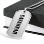 Savannah v01 - Luxury Dog Tag Necklace