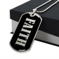 Faith v02 - Luxury Dog Tag Necklace