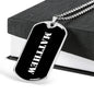 Matthew v2 - Luxury Dog Tag Necklace