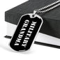 Military Grandma v3 - Luxury Dog Tag Necklace
