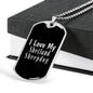 Love My Shetland Sheepdog v3 - Luxury Dog Tag Necklace