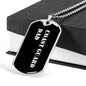 Coast Guard Dad v3 - Luxury Dog Tag Necklace