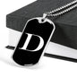 Initial D v3a - Luxury Dog Tag Necklace