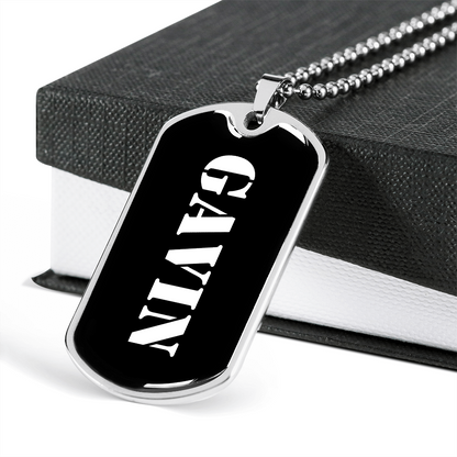 Gavin v3 - Luxury Dog Tag Necklace