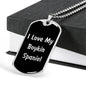 Love My Boykin Spaniel v5 - Luxury Dog Tag Necklace