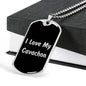 Love My Cavachon v5 - Luxury Dog Tag Necklace