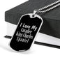 Love My Cavalier King Charles Spaniel v3 - Luxury Dog Tag Necklace