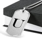Initial U v1a - Luxury Dog Tag Necklace
