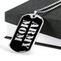 Army Mom v2 - Luxury Dog Tag Necklace