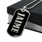 Jaime v02 - Luxury Dog Tag Necklace