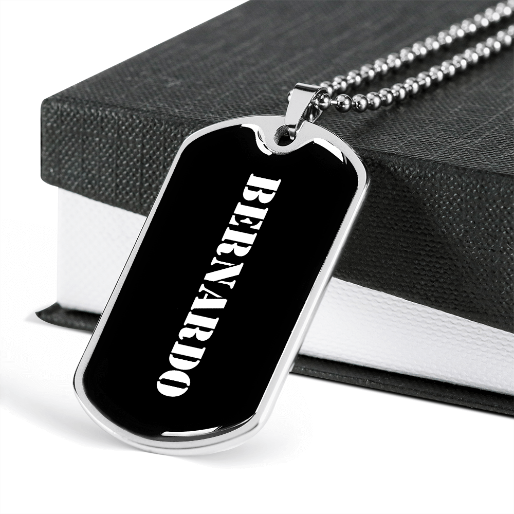 Bernardo v3 - Luxury Dog Tag Necklace