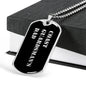 Coast Guardsman's Dad v2 - Luxury Dog Tag Necklace